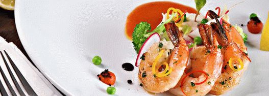 फोटो ग्रील्ड चिंराट: 10 व्यंजनों