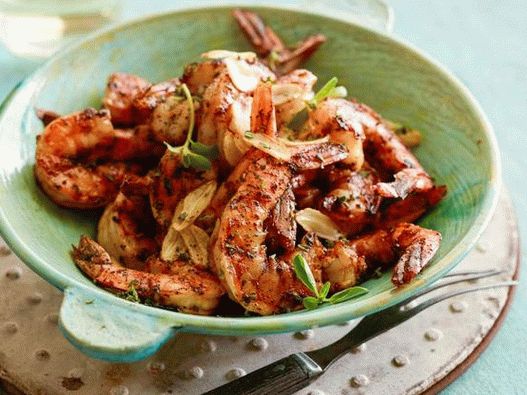 ग्रील्ड चिंराट लहसुन के साथ ग्रील्ड चिंराट लहसुन के साथ