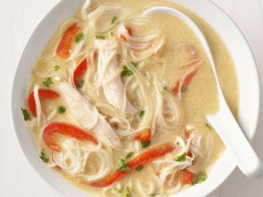 फोटो थाई चिकन सूप