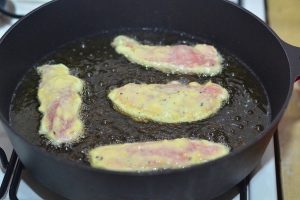 बल्लेबाज में चिकन पट्टिका