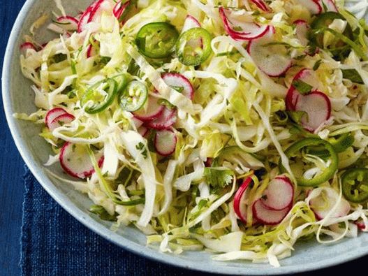 मैक्सिकन Coleslaw मूली के साथ