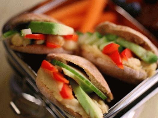 फोटो मिनी सैंडविच, स्कूल से स्कूल तक सेम के साथ भरवां