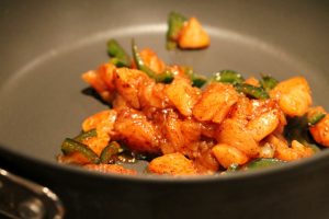 चिकन के साथ मसालेदार चावल