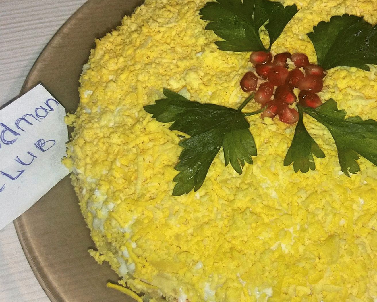 मिमोसा सलाद: वीडियो नुस्खा