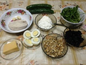 सलाद "कोमलता"