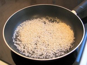 तिल के साथ सूअर का मांस