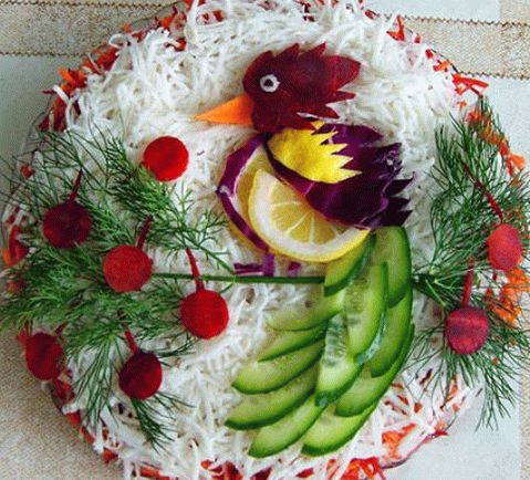 सलाद सजावट