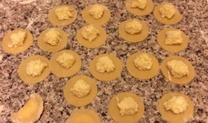 सलगुनी के साथ पकौड़ी