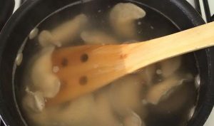 सलगुनी के साथ पकौड़ी