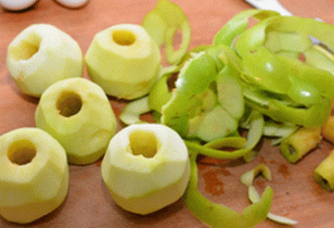 परीक्षण में सेब